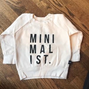 Cream colored HUX Minimalist sweatshirt